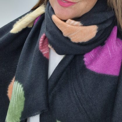 Multi Coloured Heart Scarf