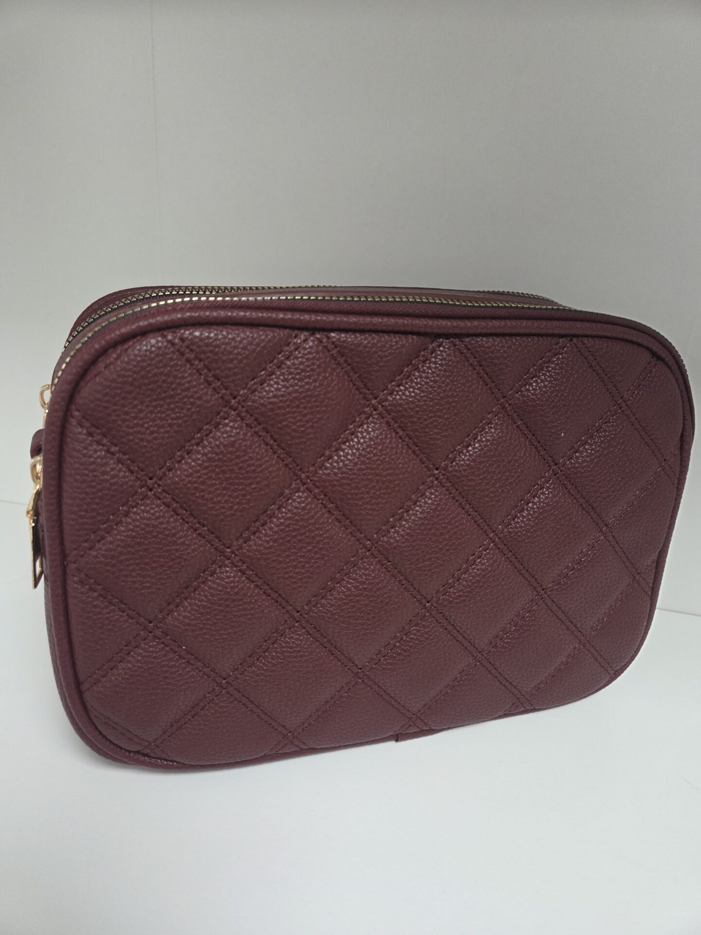 Quilted Style Double Zip Camera Bag