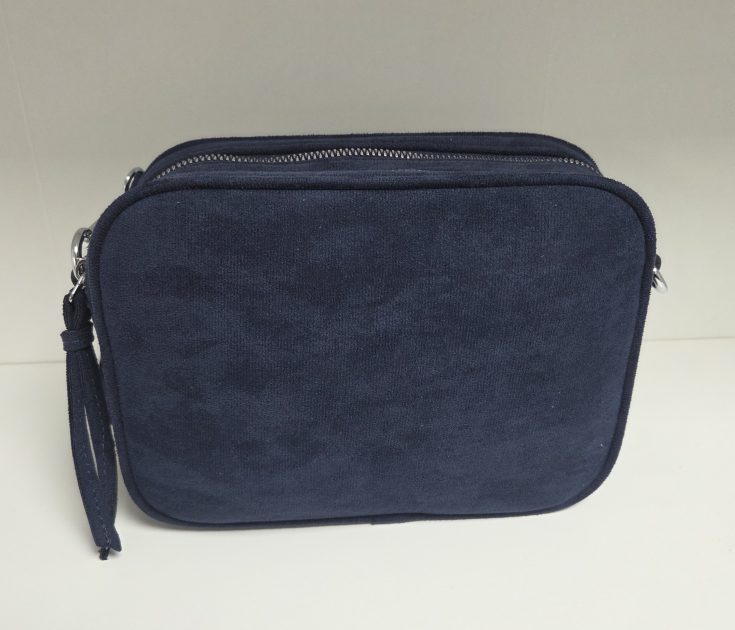 Soft Faux Suede Double Zipped Camera Bag