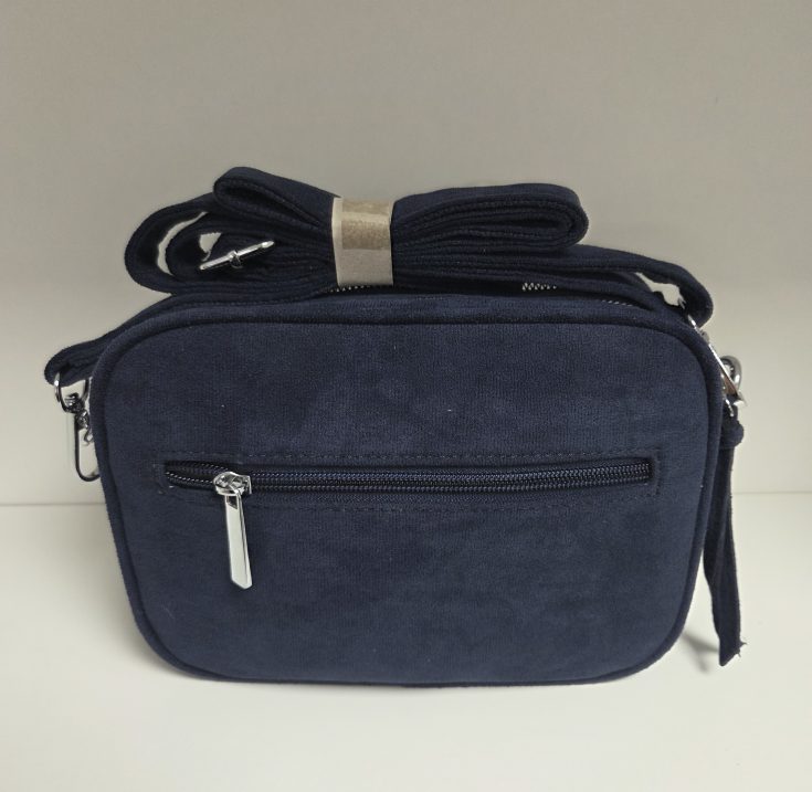 Soft Faux Suede Double Zipped Camera Bag - Image 3