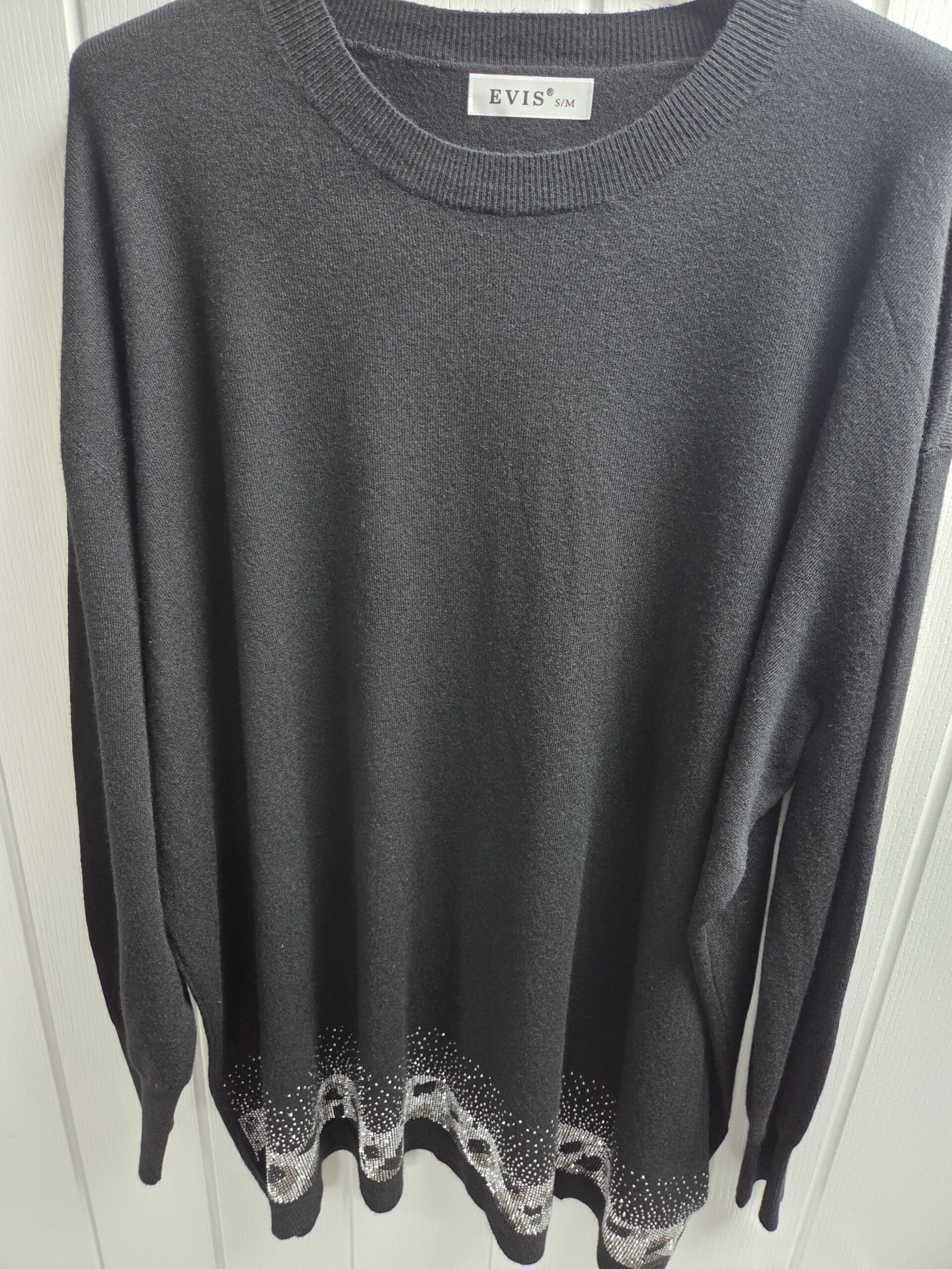 Super Soft Diamante Trim Jumper - Image 2