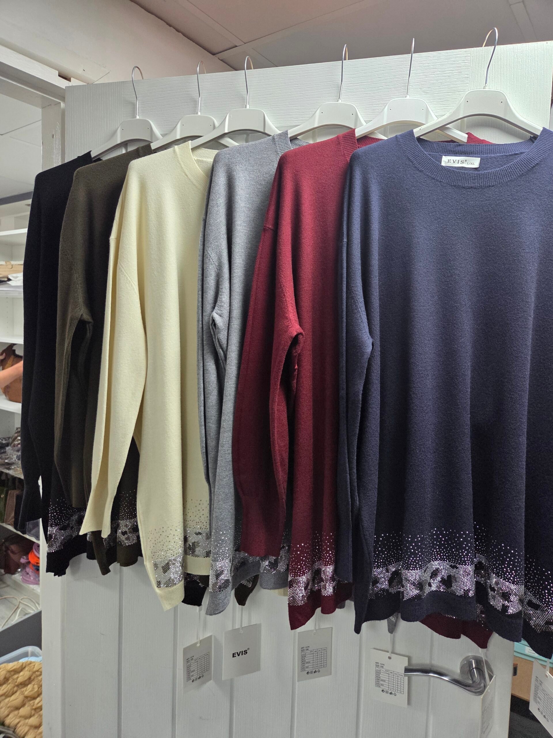 Super Soft Diamante Trim Jumper - Image 4