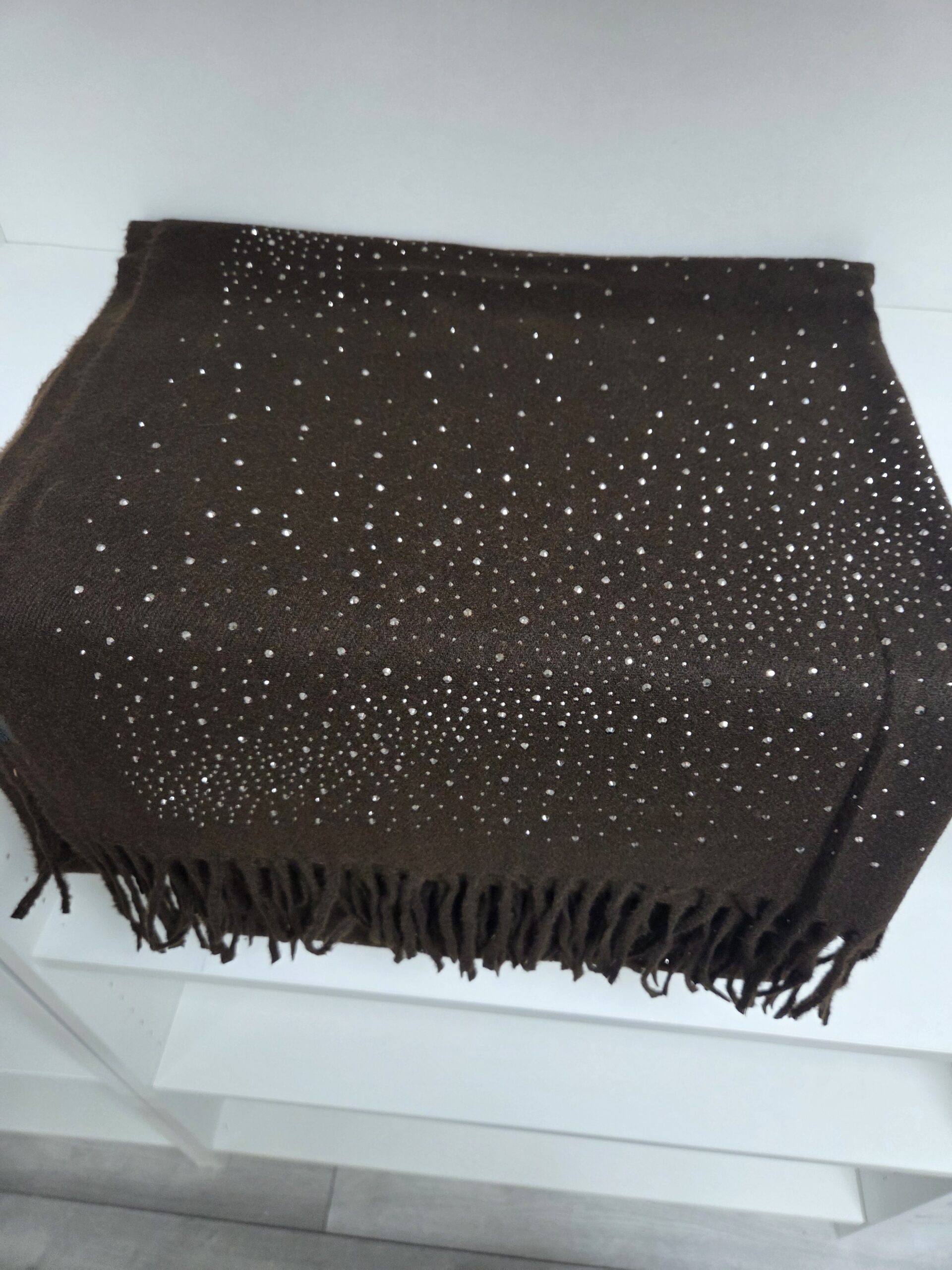 Studded Diamante Glitter Scarf - Image 5