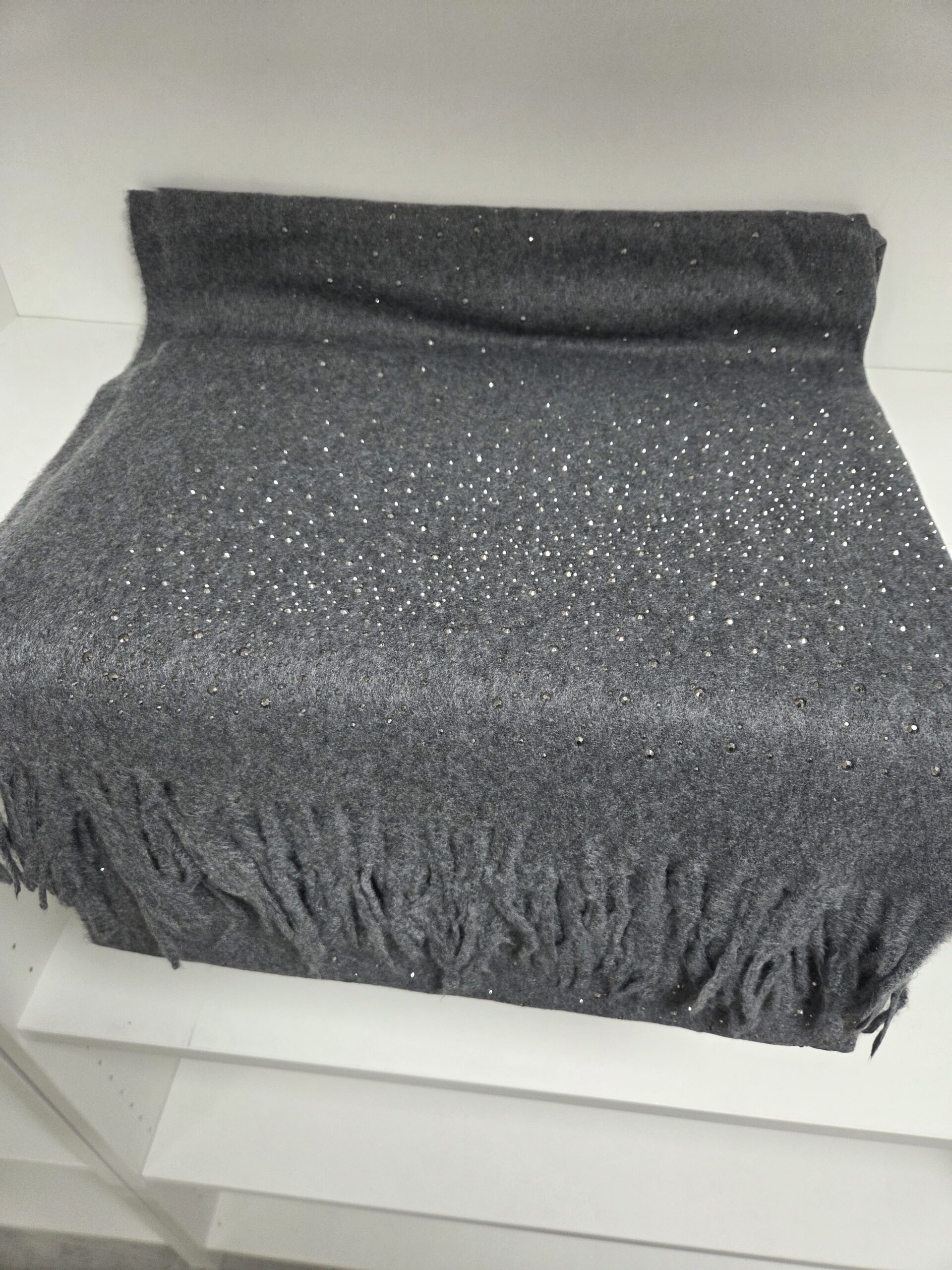 Studded Diamante Glitter Scarf - Image 6
