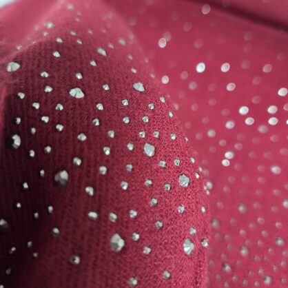 Studded Diamante Glitter Scarf