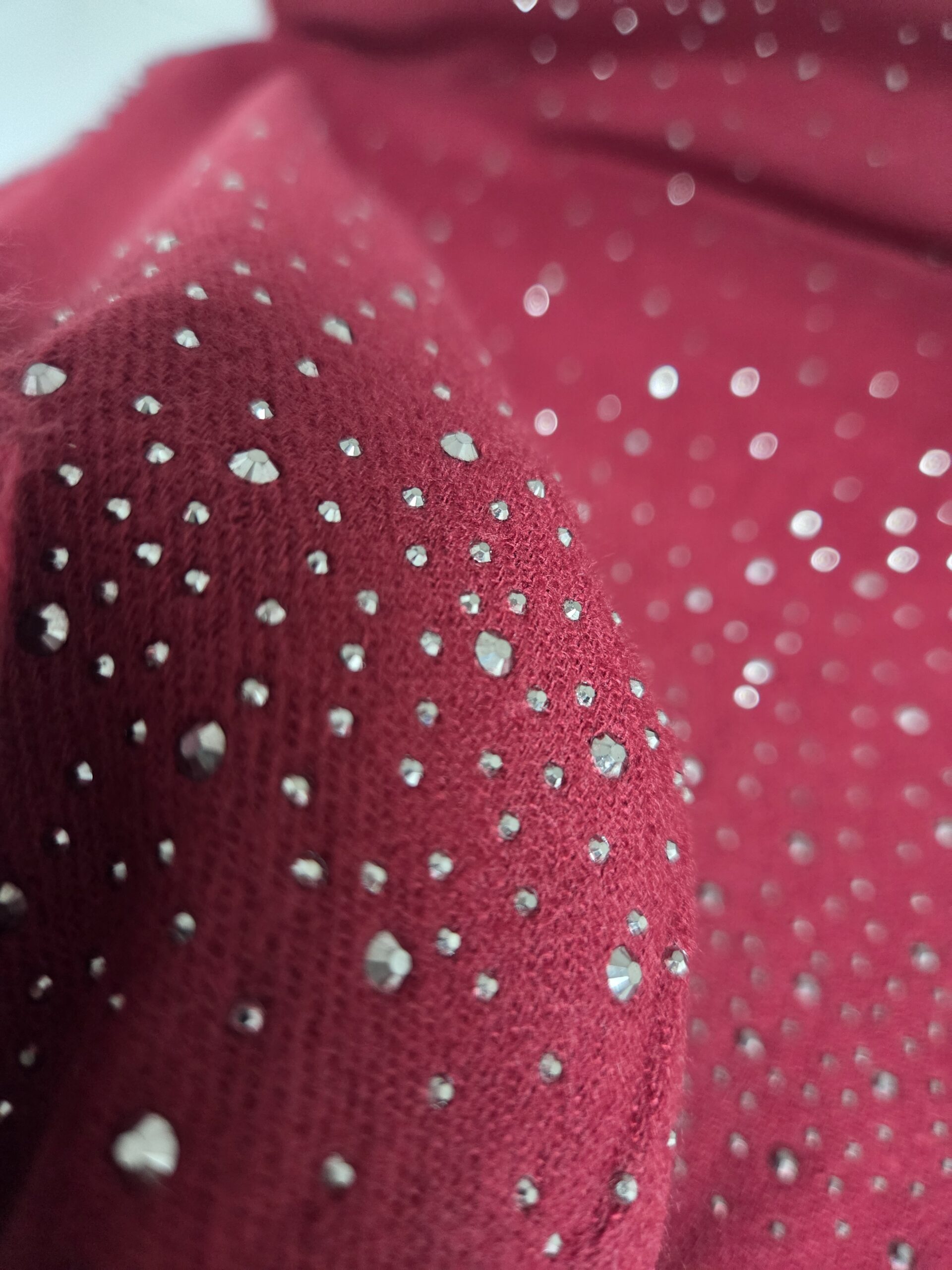 Studded Diamante Glitter Scarf