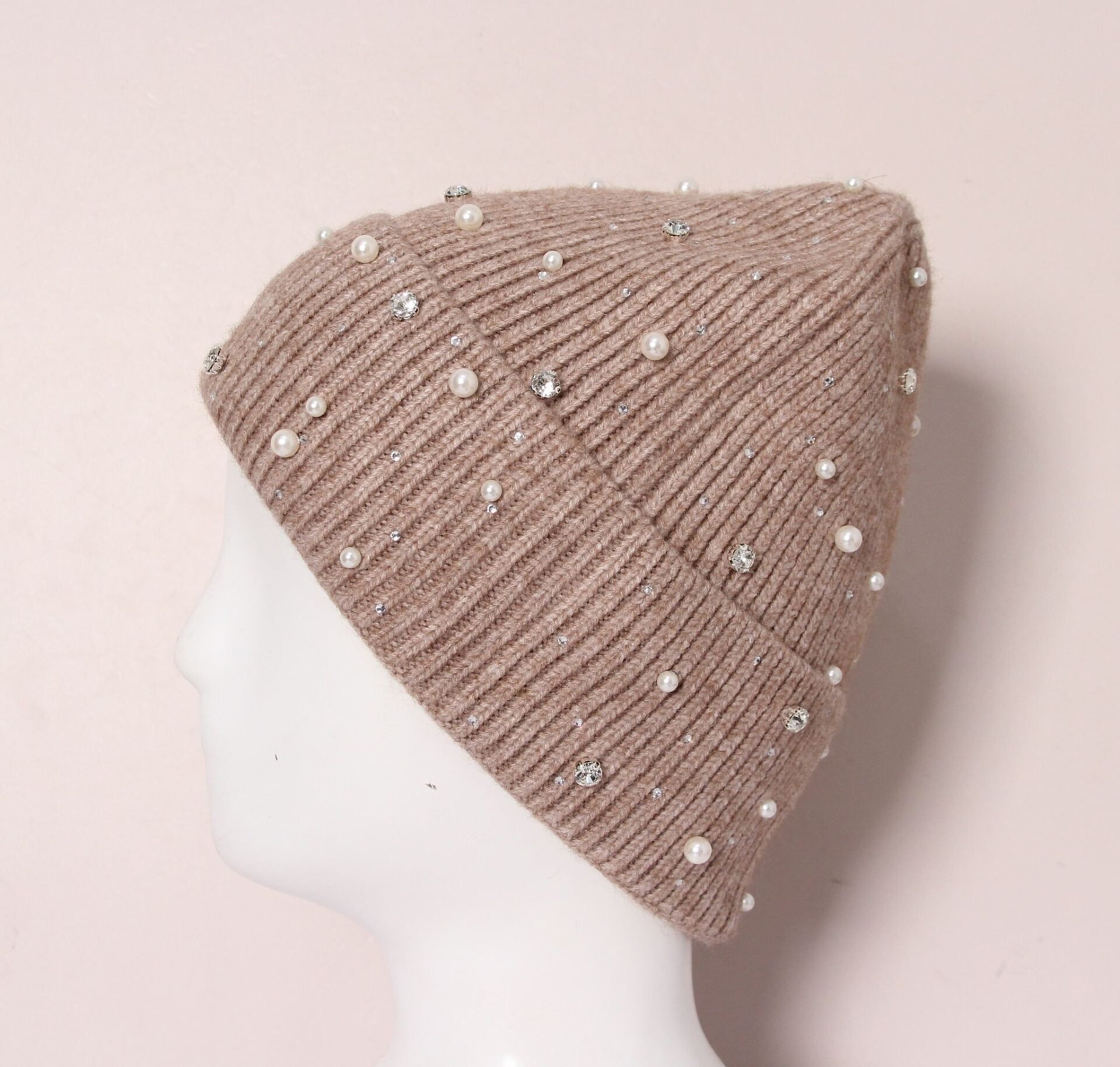 Pearl & Sparkle Winter Beanie - Image 2