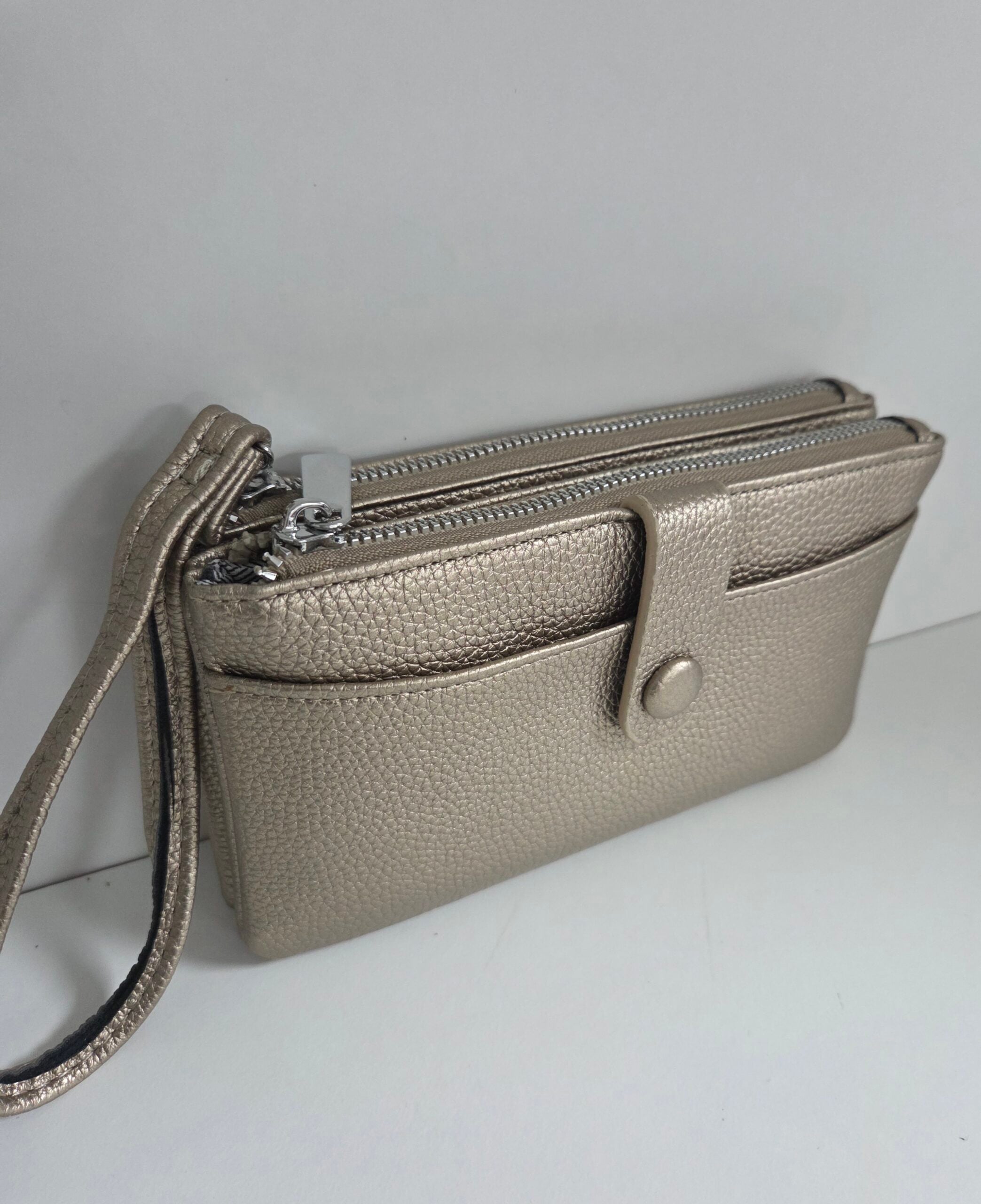 Double Zipped Wristlet Phone Organiser - Image 3