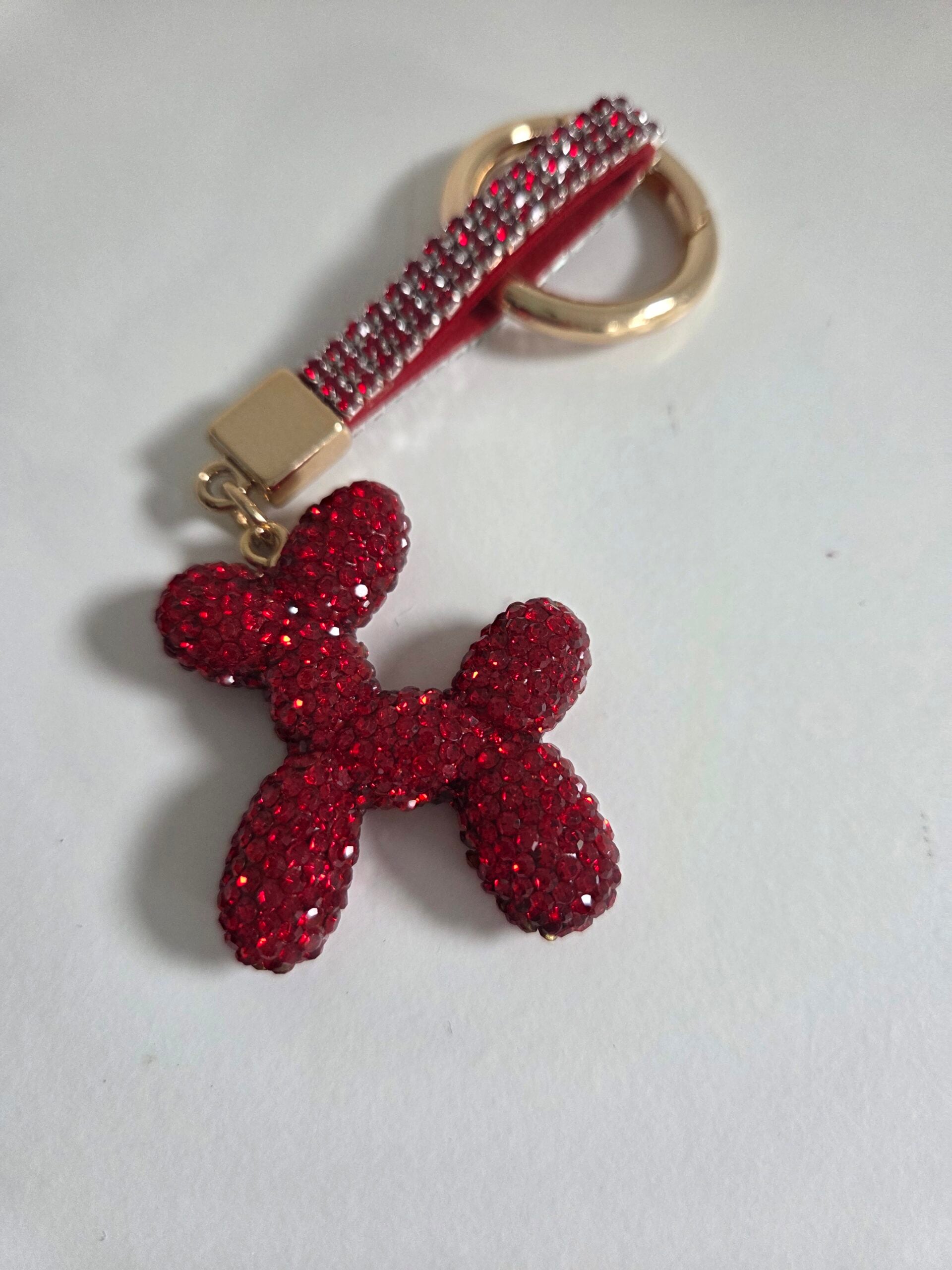 Bubble Dog Rhinestone Keyring/Bag Charm - Image 2