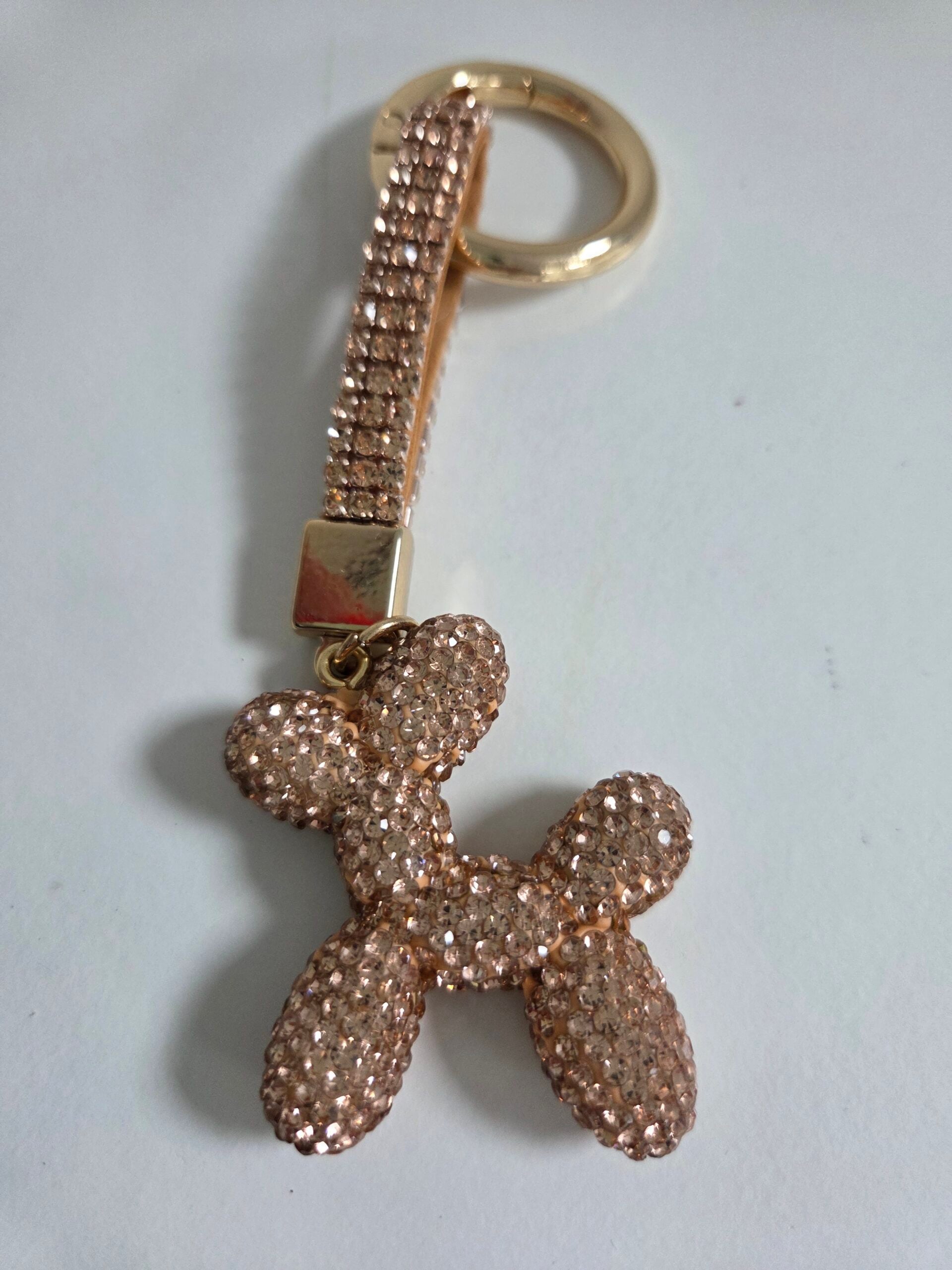 Bubble Dog Rhinestone Keyring/Bag Charm - Image 3