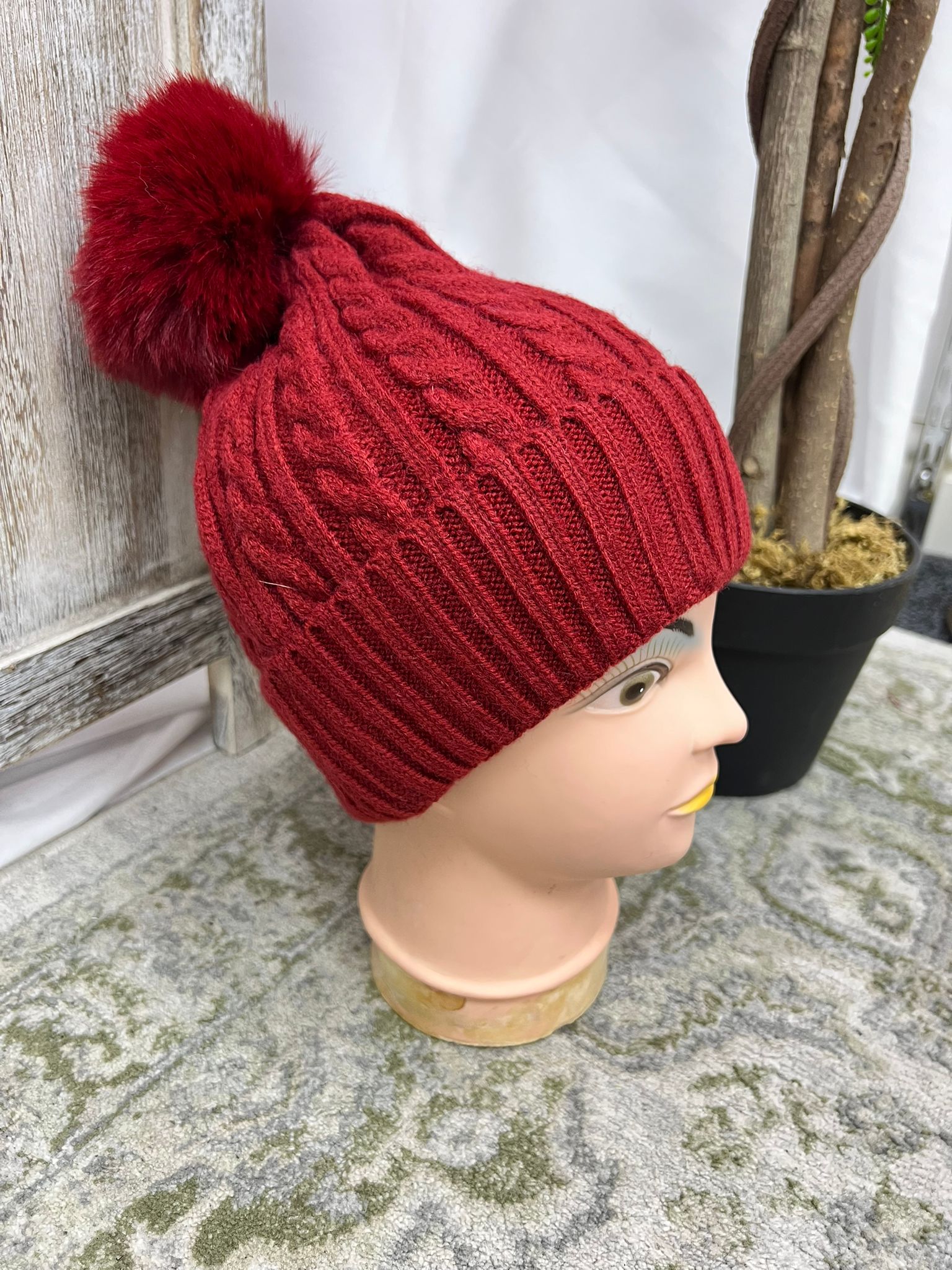 Luxe Cashmere Blend Winter Pom Hats - Image 5