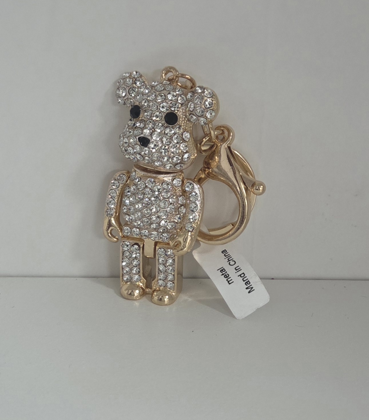 Sparkly Teddy Bag Charm - Image 2