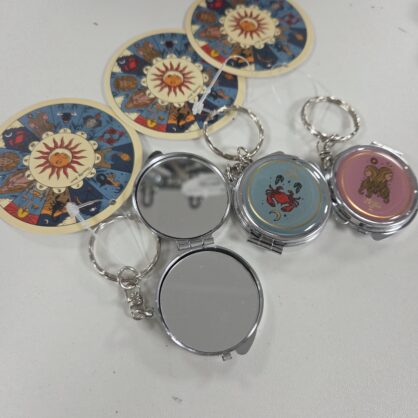 Zodiac Keyring Mirrors