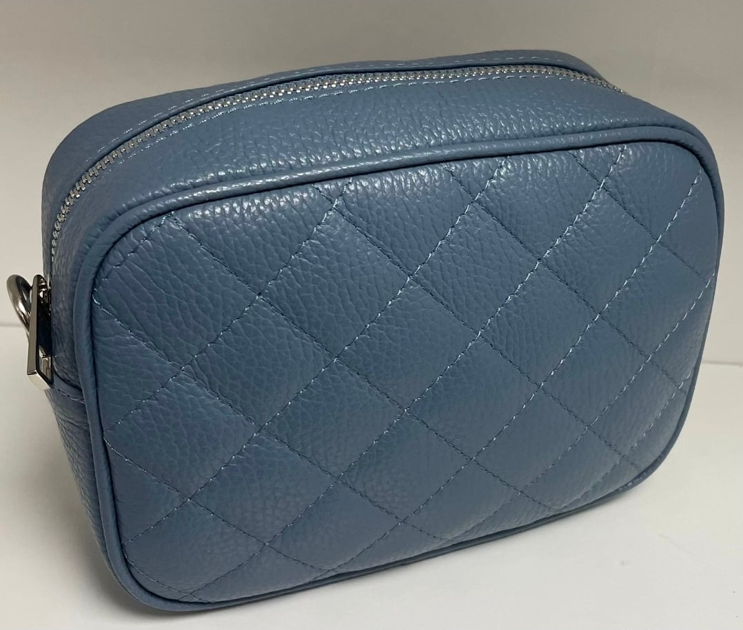 Real Leather Quilted Camera Bag - Image 2