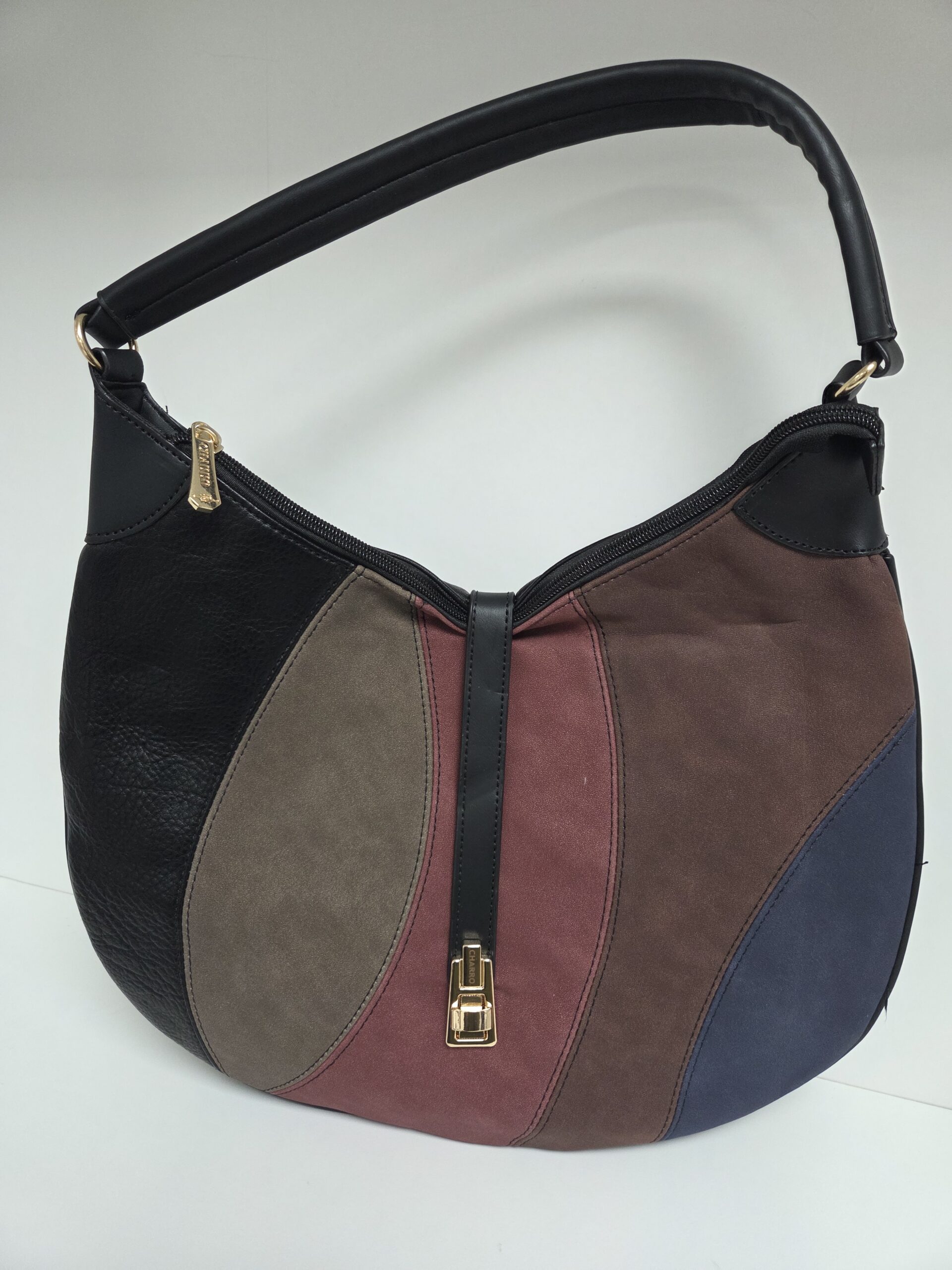 Multi Panel Patchwork Shoulder Bag - Image 6