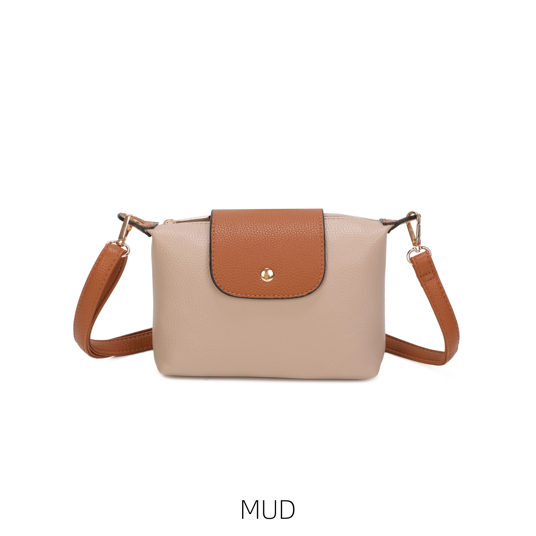 Small Two Tone Crossbody Bag - Image 10
