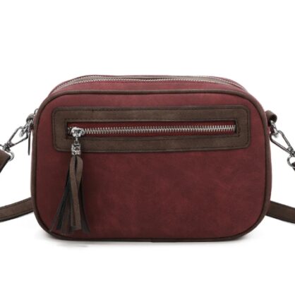 Soft Suede Style - Double Zipped Camera Bag