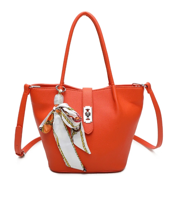Ribbon Shoulder Tote Bag - Image 7