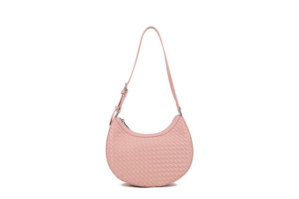 Weave Crescent Shoulder Bag