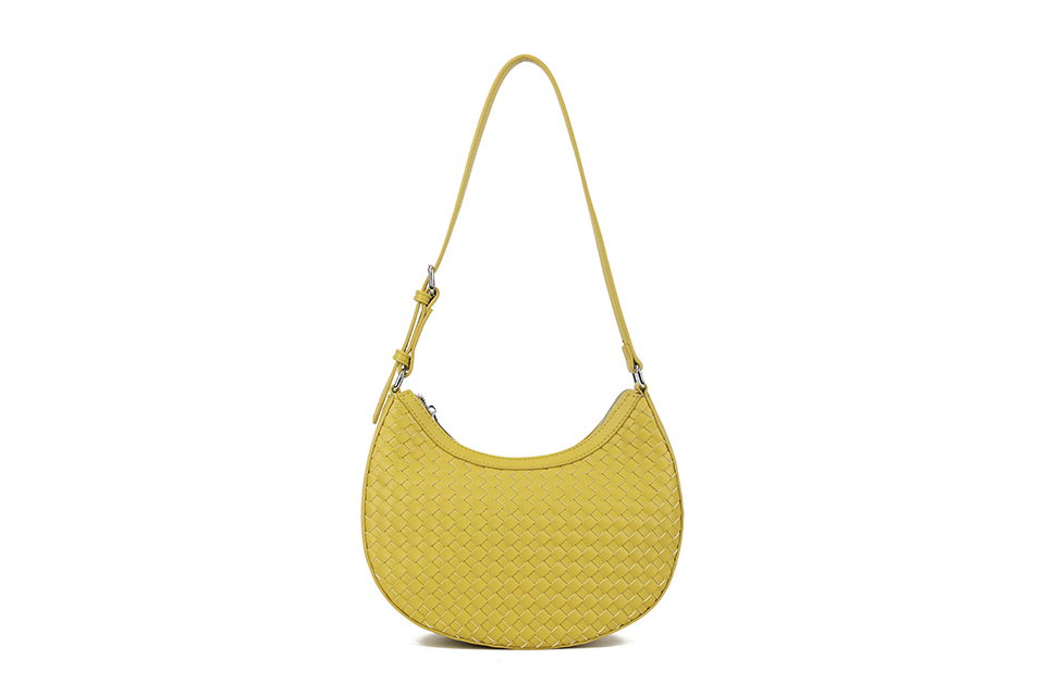 Weave Crescent Shoulder Bag - Image 5