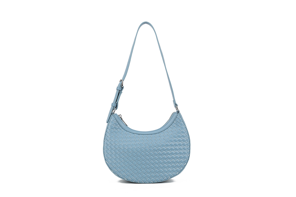 Weave Crescent Shoulder Bag - Image 4
