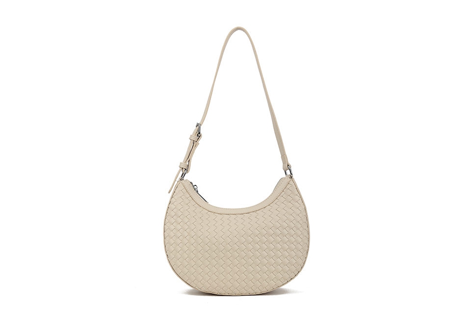 Weave Crescent Shoulder Bag - Image 10