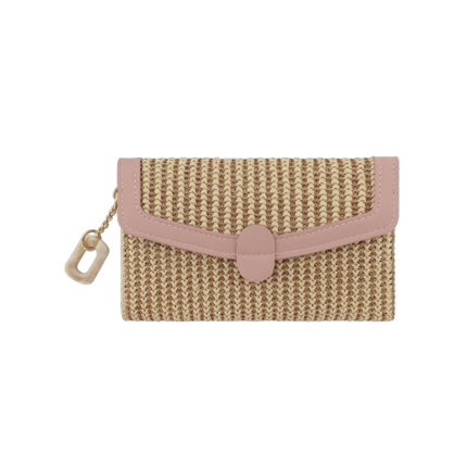 Summer Woven Envelope Purse