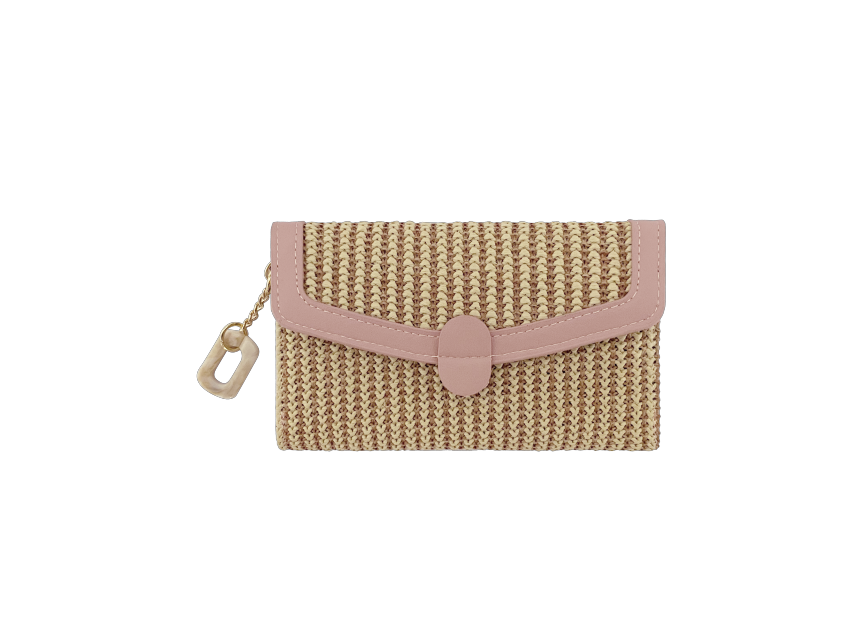 Summer Woven Envelope Purse