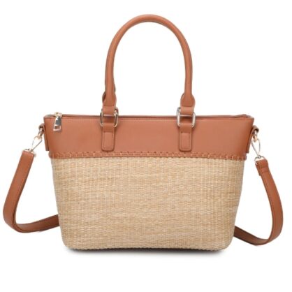 The Spring Straw Woven Tote