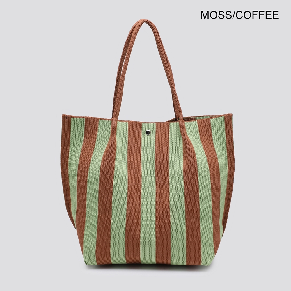 Striped Shopper Bag - Image 5