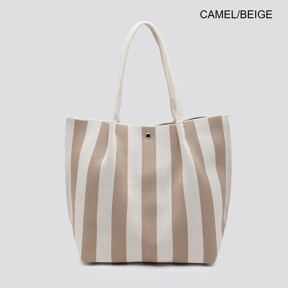 Striped Shopper Bag - Image 7