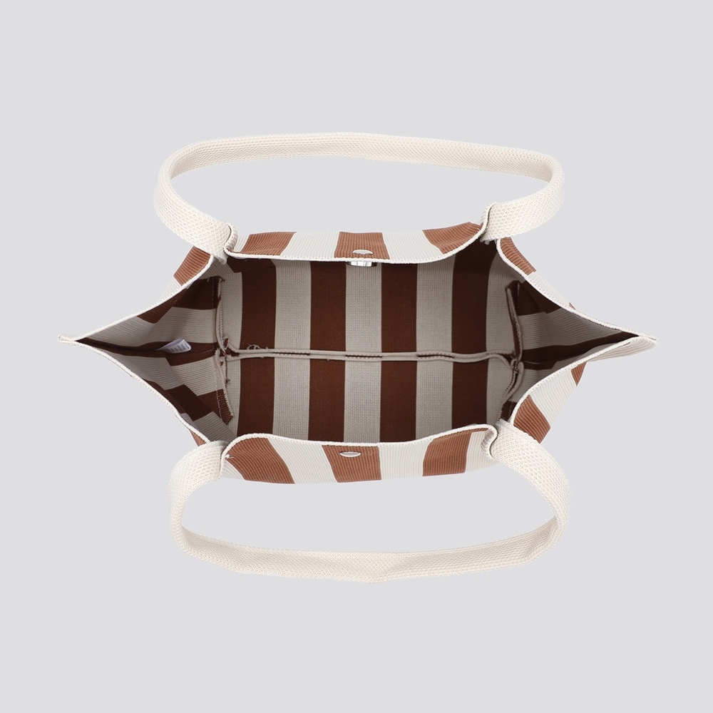 Striped Shopper Bag - Image 3
