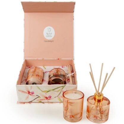 Gift Set - Violet & Iris Flower