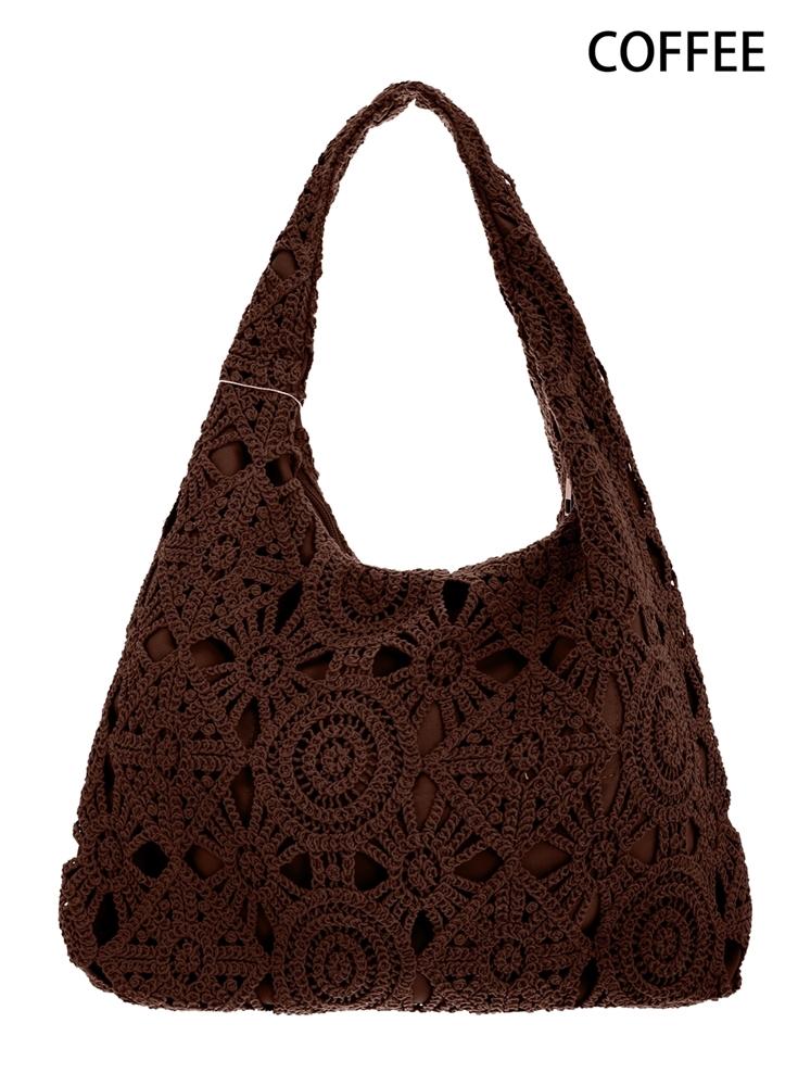 Crochet Style Shoulder Bag - Image 4
