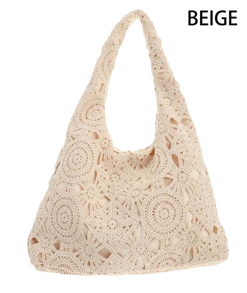 Crochet Style Shoulder Bag - Image 3