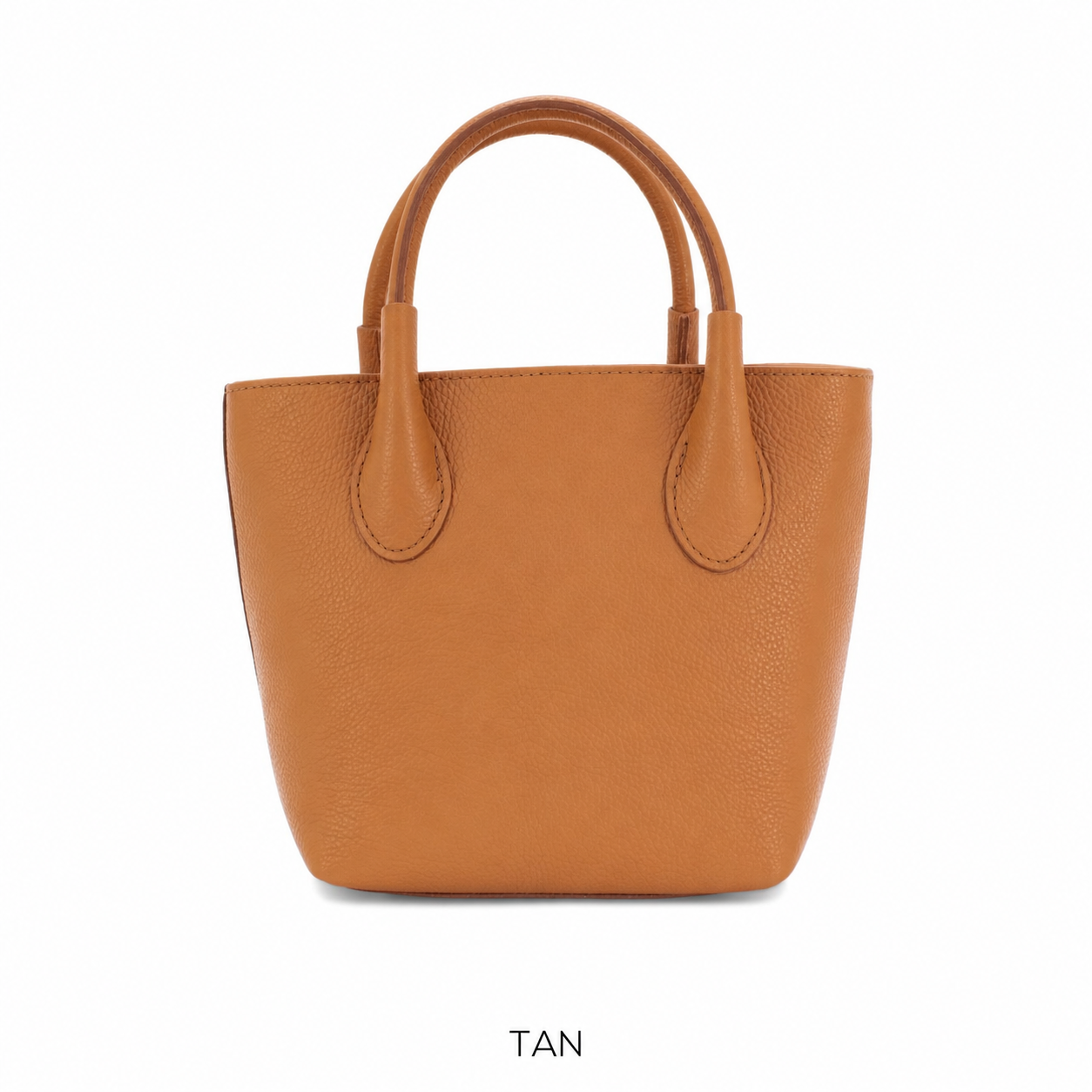 Leather Bucket Grab Bag - Image 14