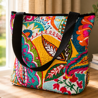 Quilted Pattern Shoulder Bag