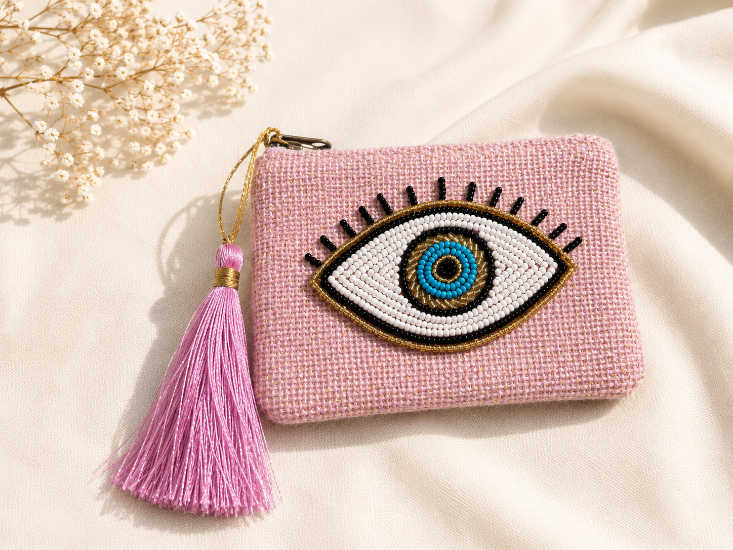 Beaded Eye Purse