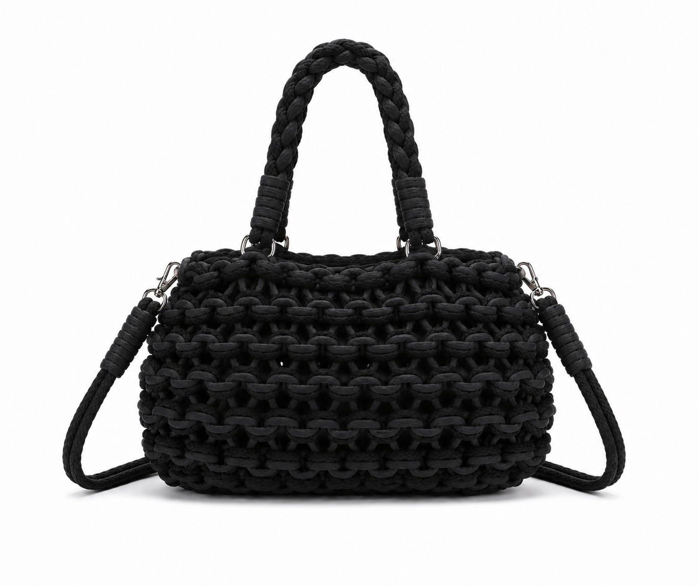 Woven Loop Crochet Grab Bag - Image 5