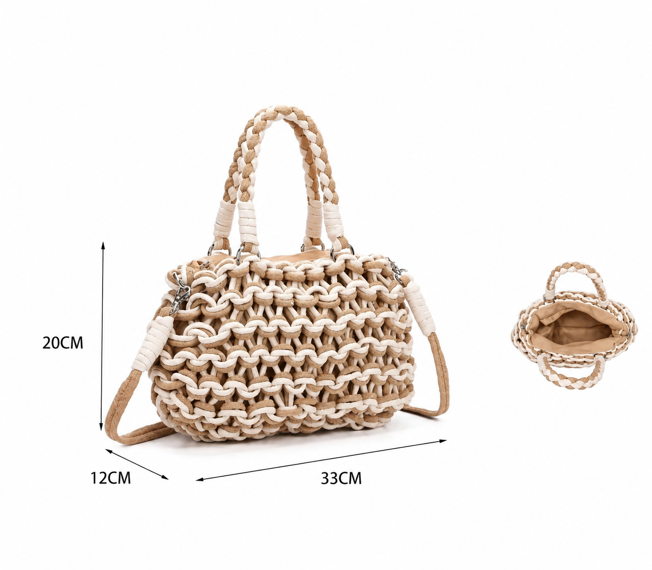 Woven Loop Crochet Grab Bag - Image 7