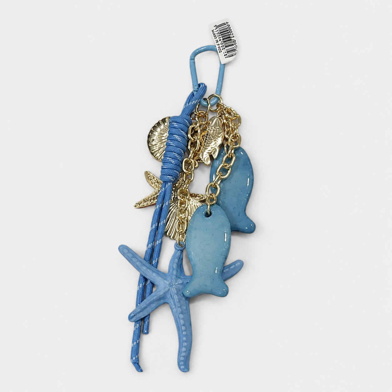 Coastal Fish & Starfish Bag Charm - Image 2