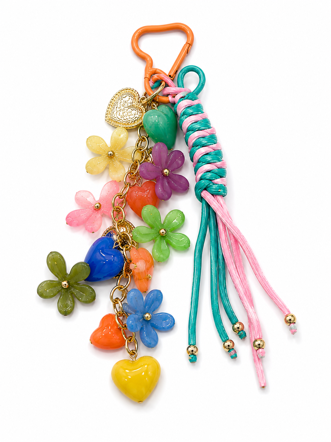 Bloom & Heart Statement Bag Charm - Image 5