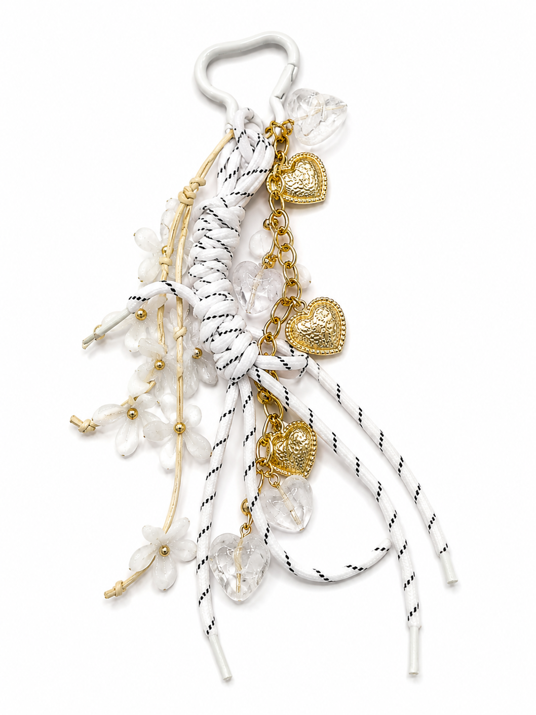 Bloom & Heart Statement Bag Charm - Image 4