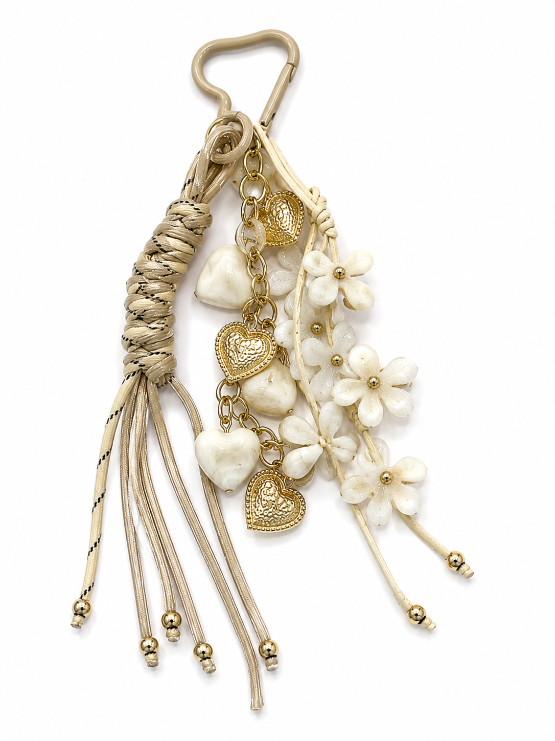 Bloom & Heart Statement Bag Charm - Image 2
