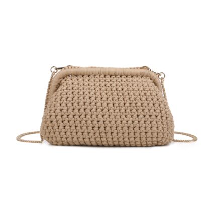 Oyster Woven Rag Bag
