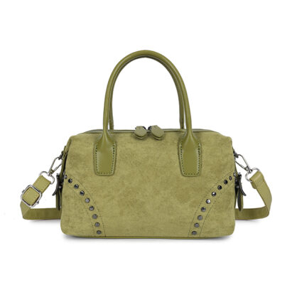 The Suede Style Bowling Bag