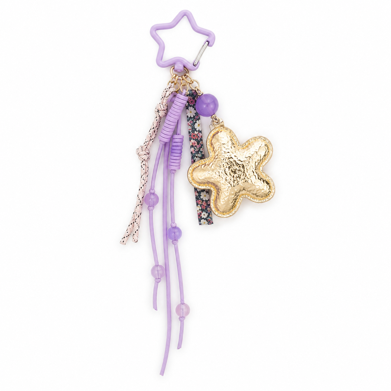 Gold Star Bag Charm
