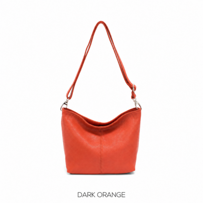 Plain Leather Shoulder & Crossbody Bag