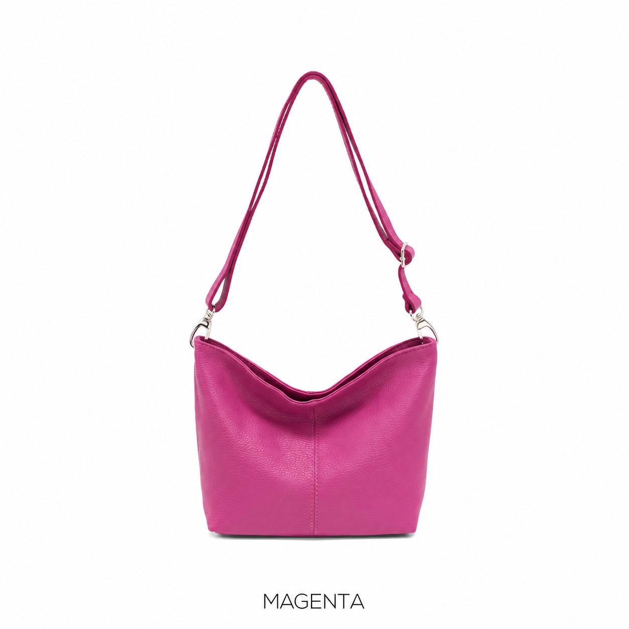 Plain Leather Shoulder & Crossbody Bag - Image 17