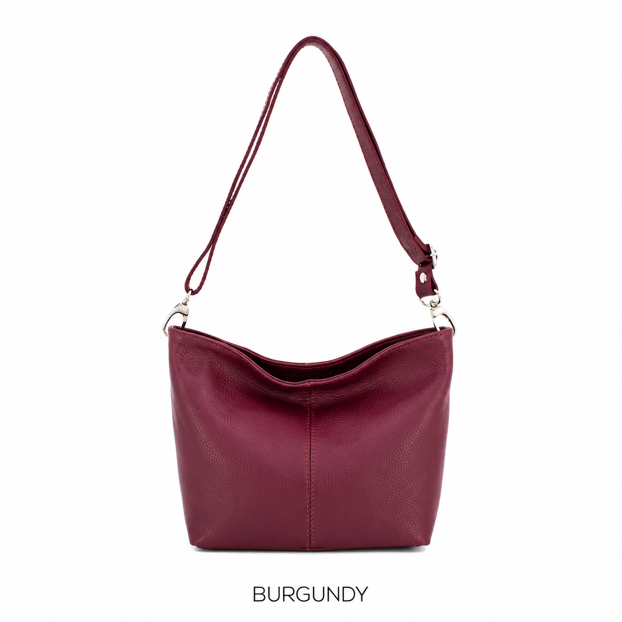 Plain Leather Shoulder & Crossbody Bag - Image 15